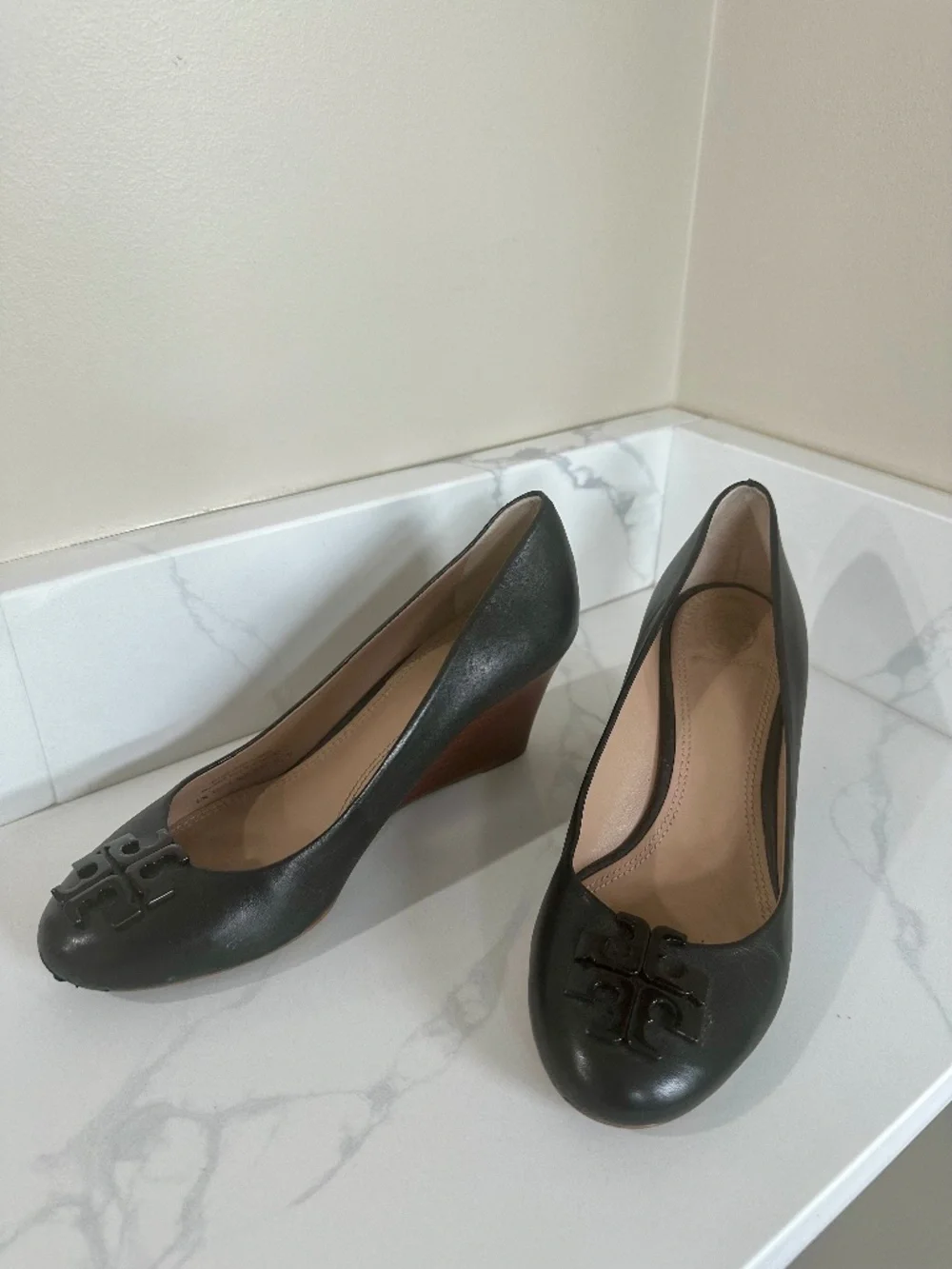 Tory Burch wedge heels - size 7